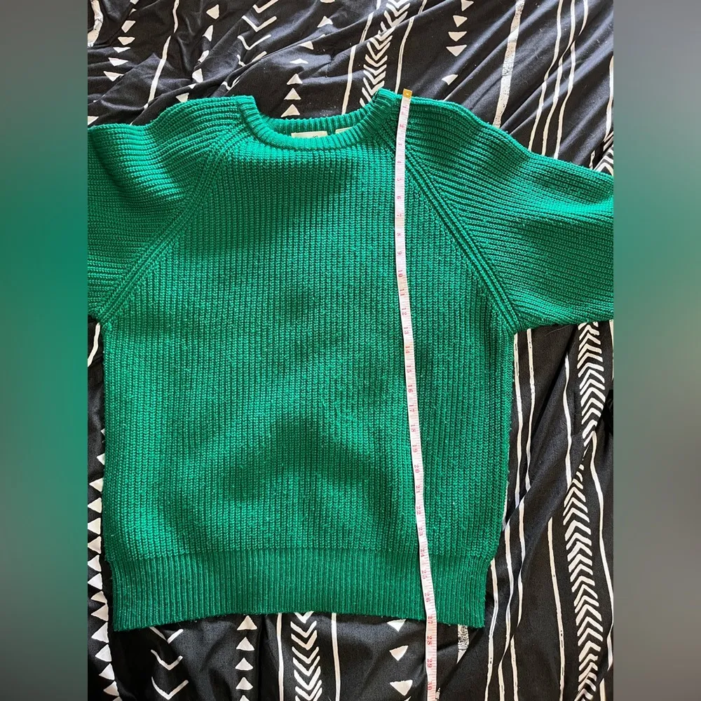 CARRIAGE COURT Knit Sweater Green Vintage Pullover Crewneck Women’s L EUC Size L - Image 6