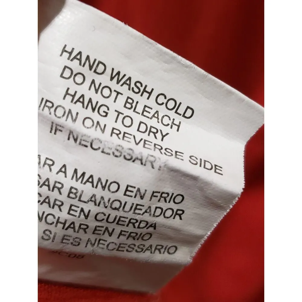 Lily Rose Women Red Solid Polyester Scoop Neck Sleeveless Long Maxi Dress Large - Image 9