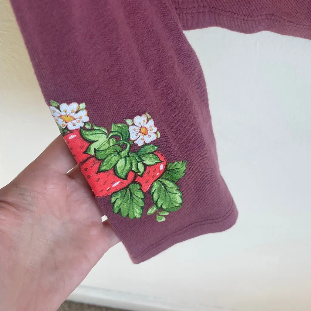 Strawberry Shortcake Graphic Long Sleeve Pink Size M - Image 4