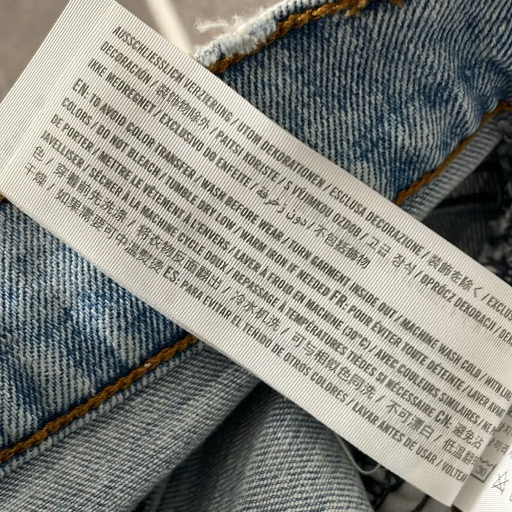 Abercrombie Ultra High Rise Curve Love 90s Slim Straight Jeans Size 33/16 - Image 12