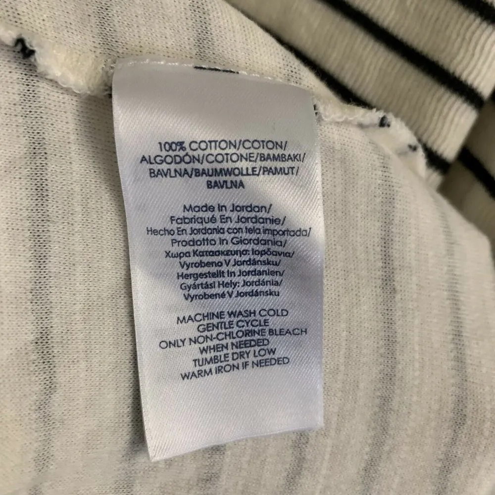 Chaps Ralph Lauren Multicolor Striped Cowl Neck Long Sleeve Blouse - Image 4