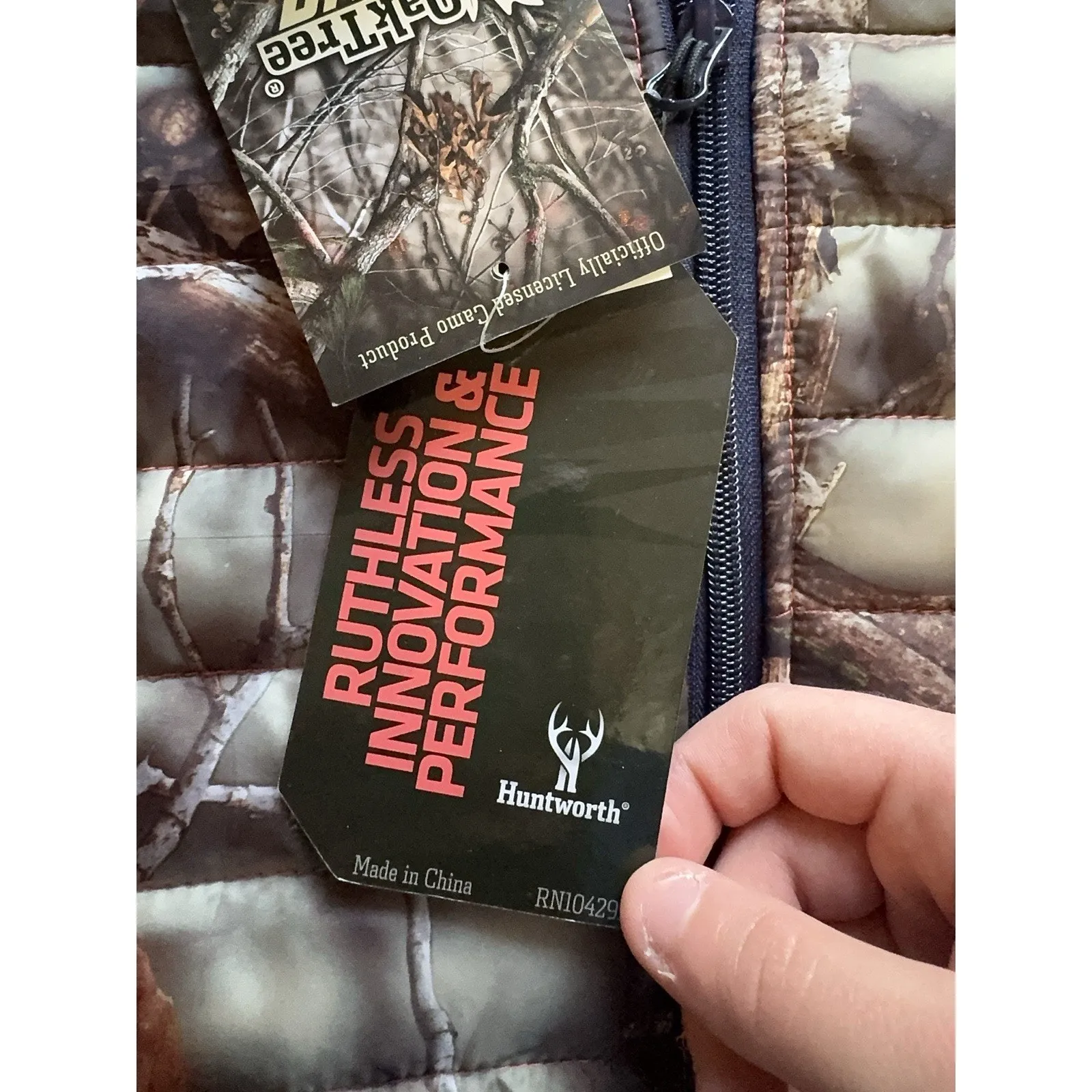 Huntworth Jacket Women M Oak Tree Evo Full Zip Jacket Hunting Outdoor Country NW - Image 12