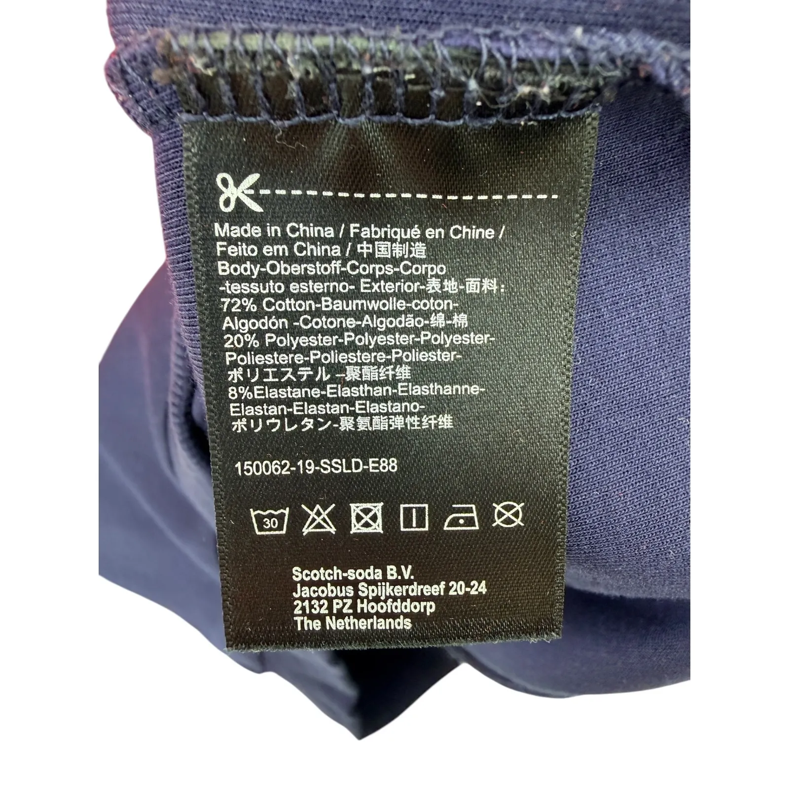 Scotch & Soda Colorblock Sweatshirt Dress Long Sleeve Preppy Sporty Minimal S Pink - Image 5