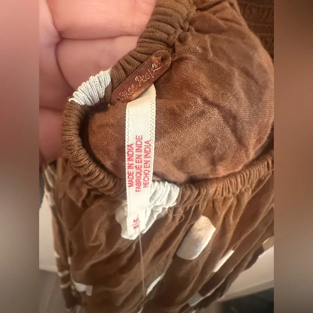 Free People Ultraviolet Dress in Oak Combo Sz M - Image 8