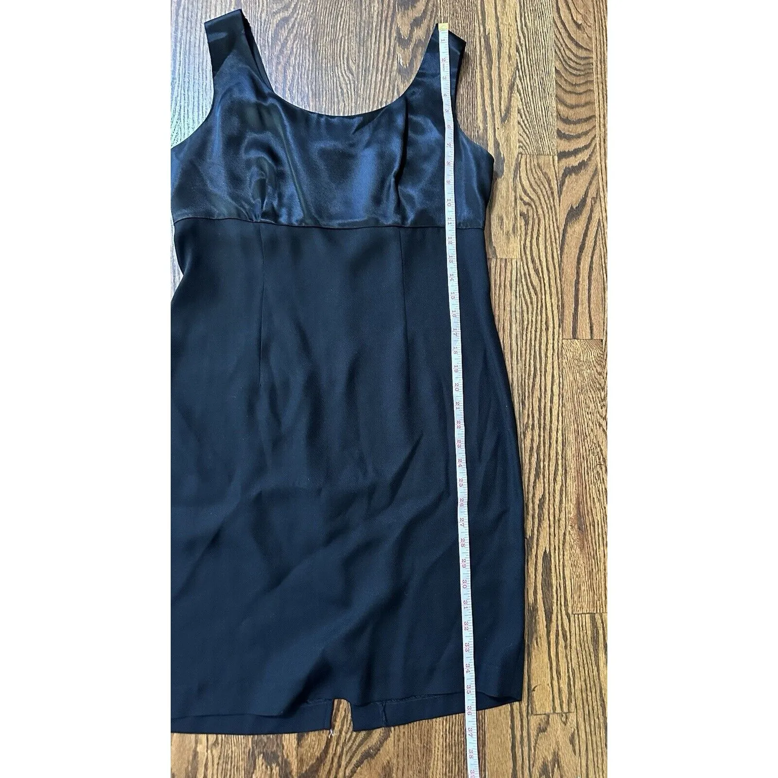 J.R. Nites‎ by Caliendo Women's Size 8 Black Satin A - Image 4