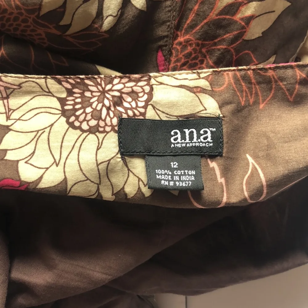 Full floral ruffled skirt - Image 5