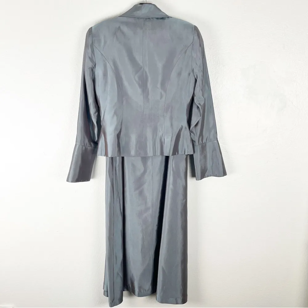 JS COLLECTIONS 2 Piece Jacket With Matching Long Skirt, Size 6 - Image 2