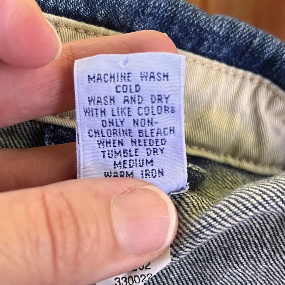 Gap Factory Store Women's Vintage Blue Denim Jean Jacket Size M - Image 7