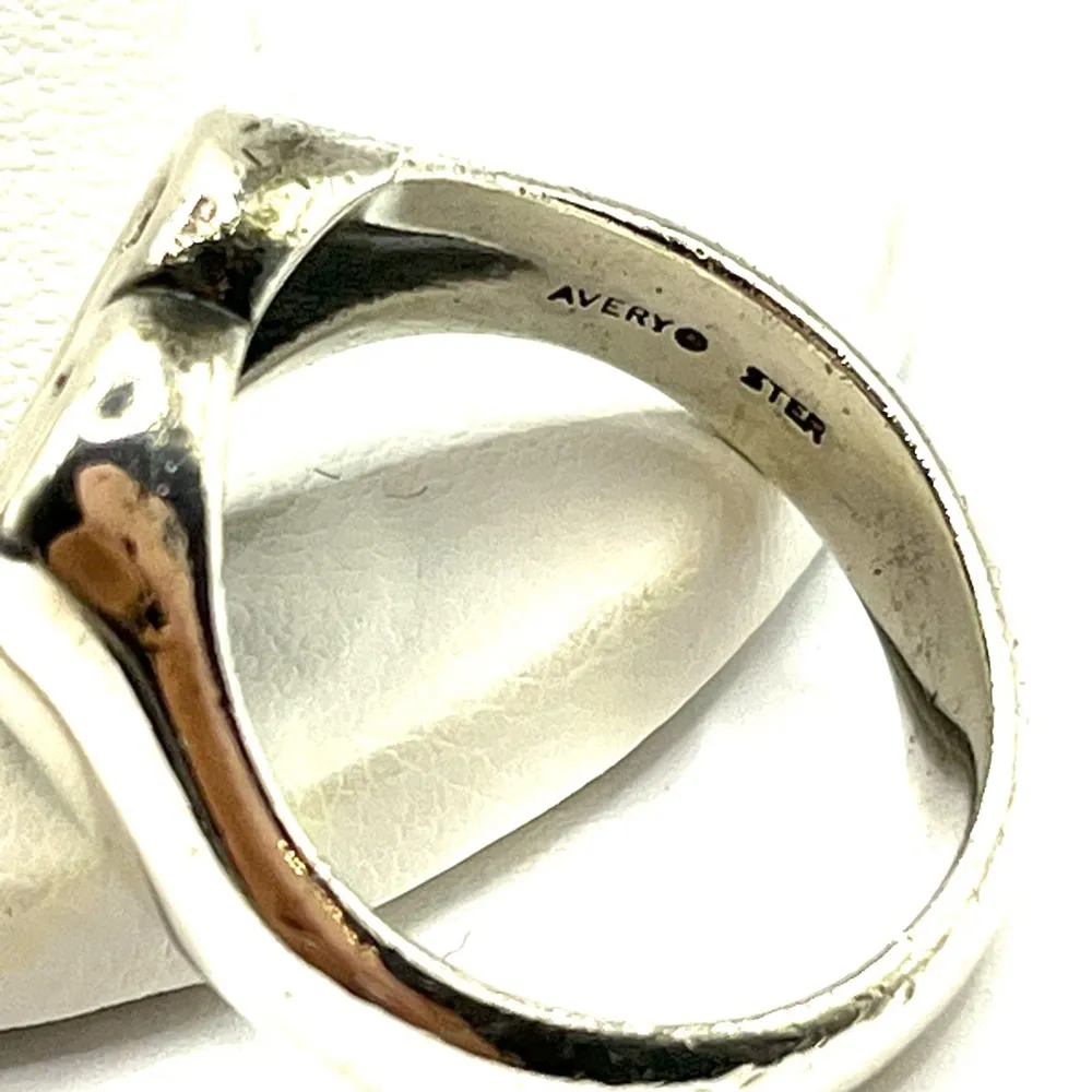 Retired James Avery Ring Eternal Love Heart Cross Sterling Silver 925 Size 8 - Image 6