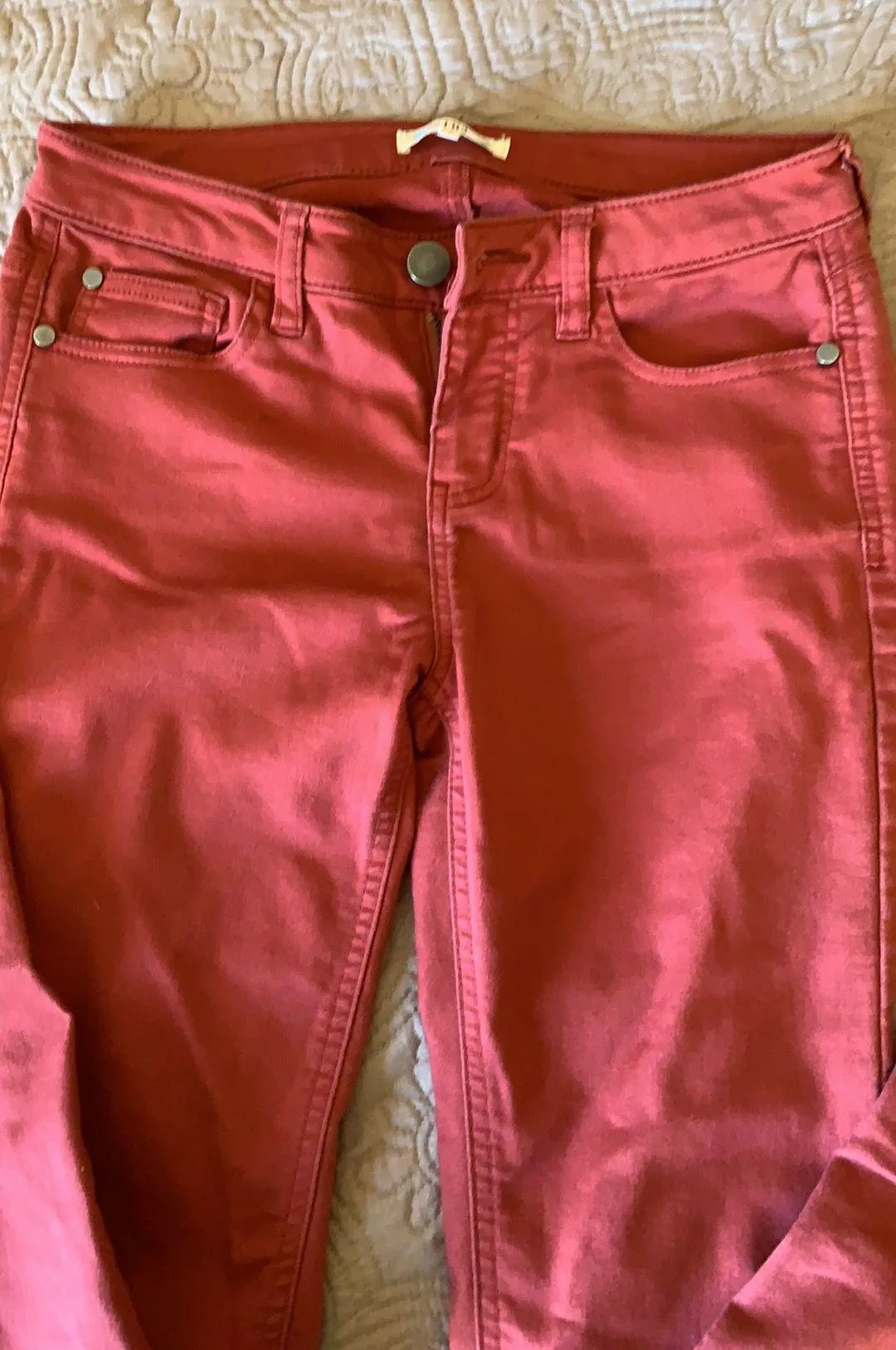 Rustic Orange Leggings Size 4 - Image 3