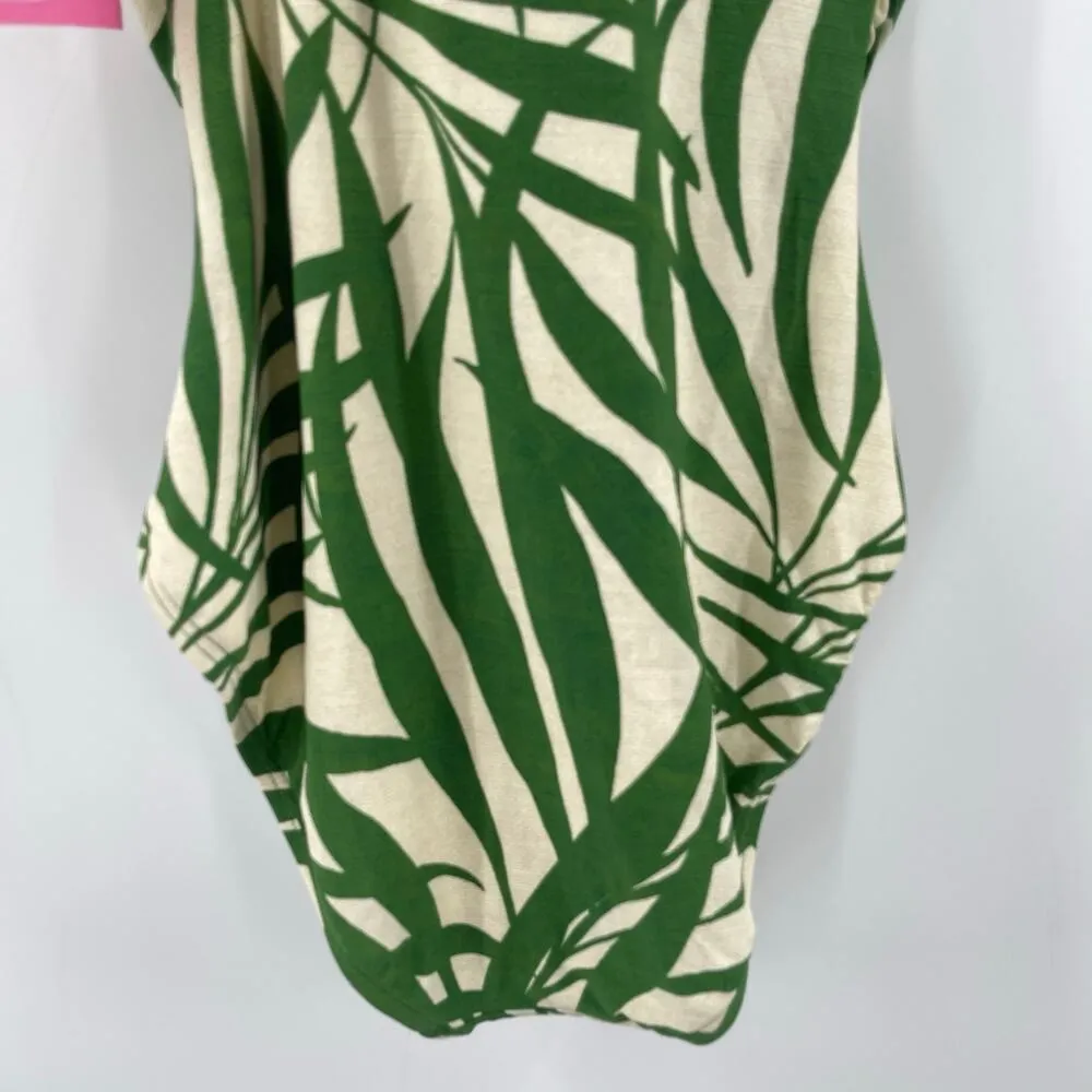 KATE SPADE Swimsuit Size Extra Small One Piece NWT Bitter Greens Leaf Swim Beach - Image 15
