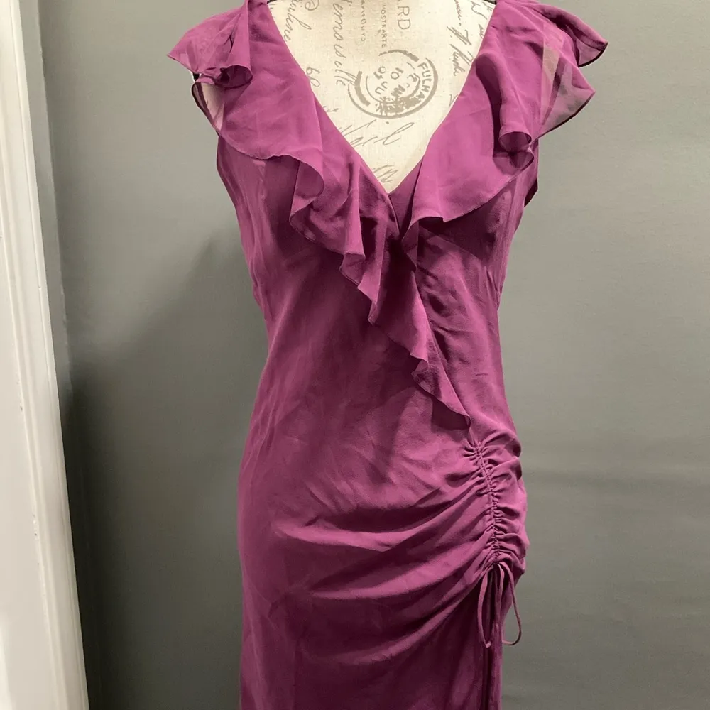 NWT MAX AND CLEO 100% SILK FLOWY DRESS - Image 2