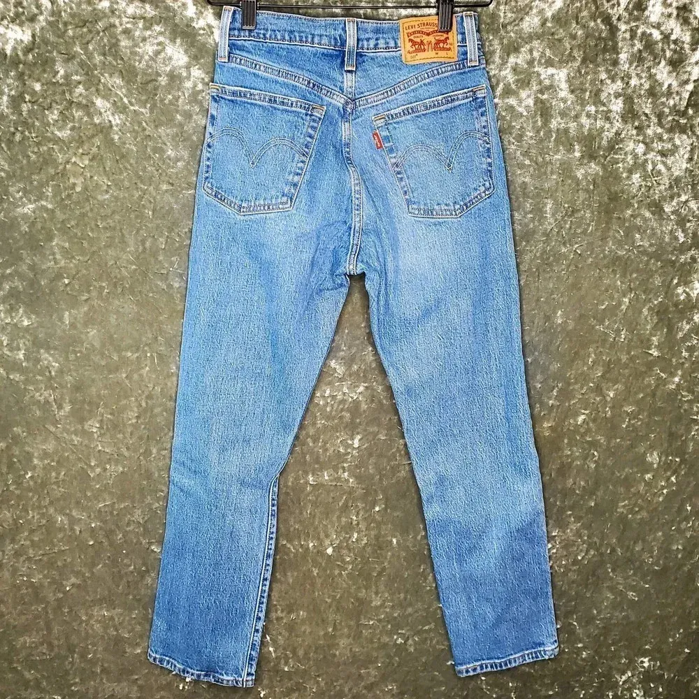 Levi's 501 High Waist Distressed Jeans - Image 7