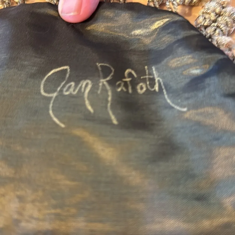 Jan Rafoth signed BoHo purse rare. Rare find it’s even signed.​ - Image 4