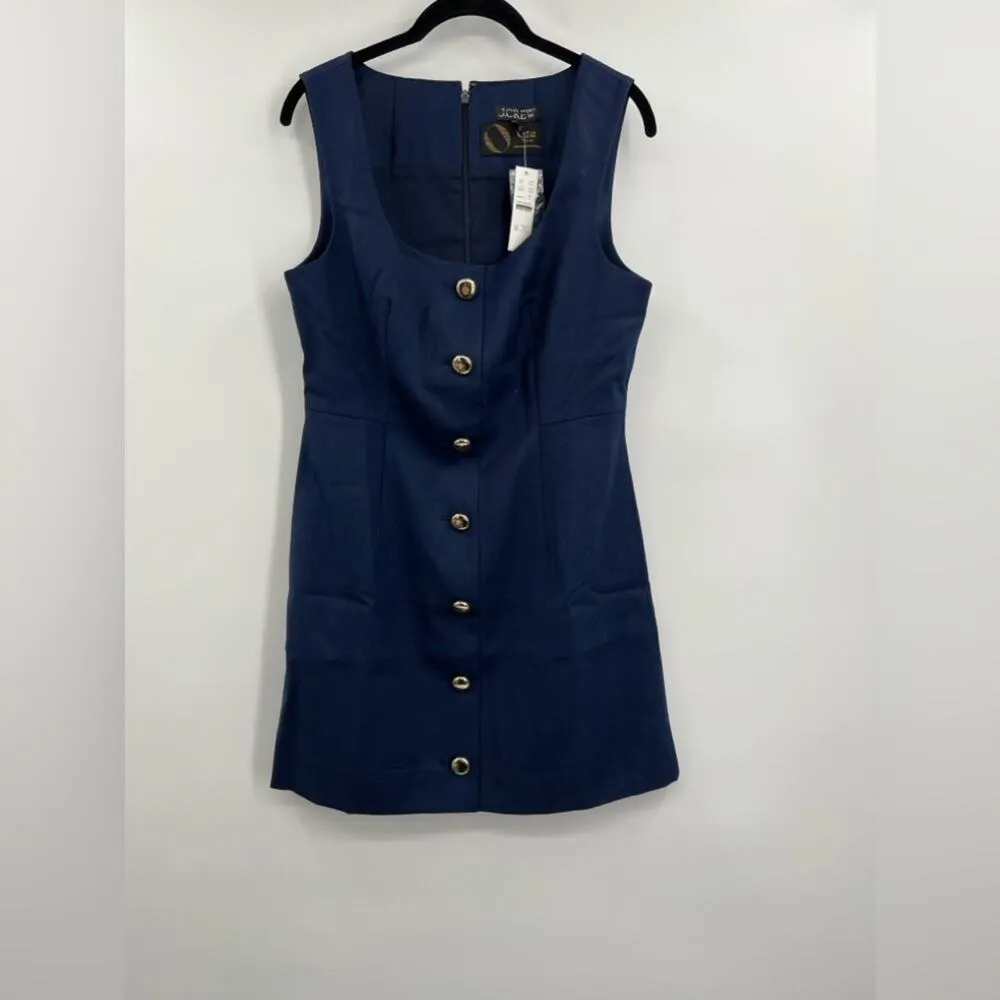 J.Crew  Sofia sleeveless dress in structured wool - Image 6