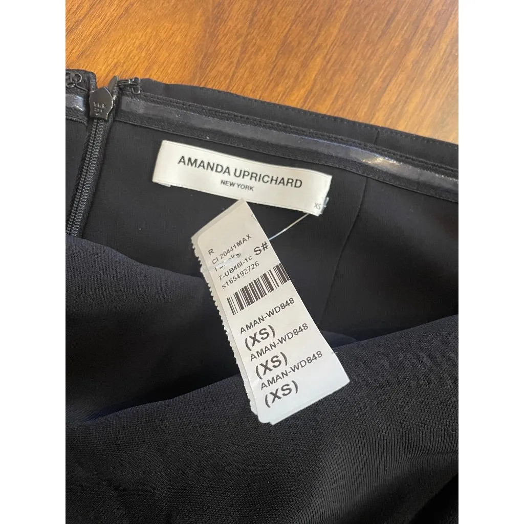 Amanda Uprichard Queen Gown in Black XSmall New Womens Long Dress - Image 7