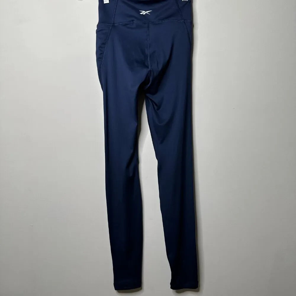 Reebok Blue SpeedWick Leggings Women's XS - Image 3