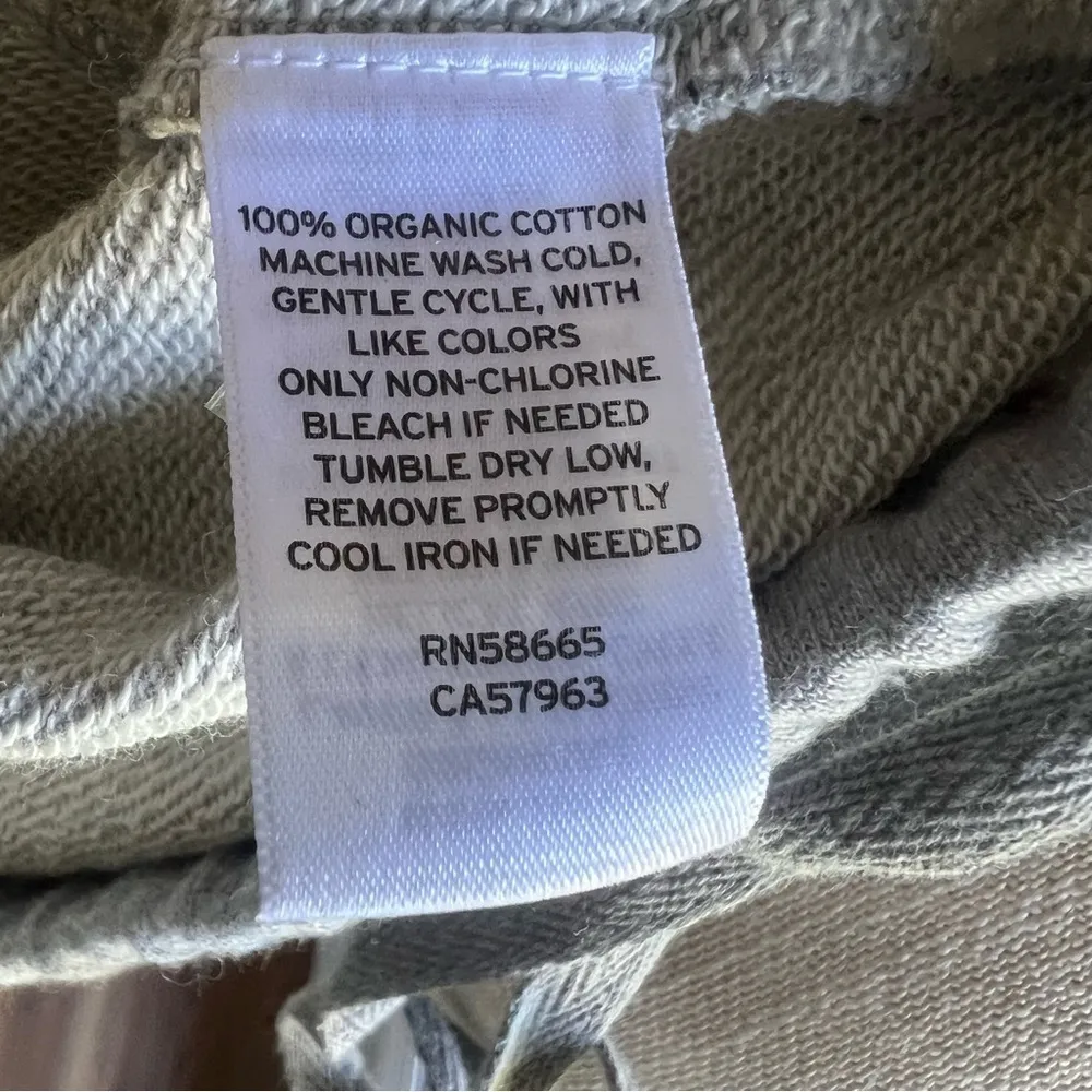 Open Edit Women's Cropped Pull Over Dual Drawstring Sweatshirt Size L - Image 4