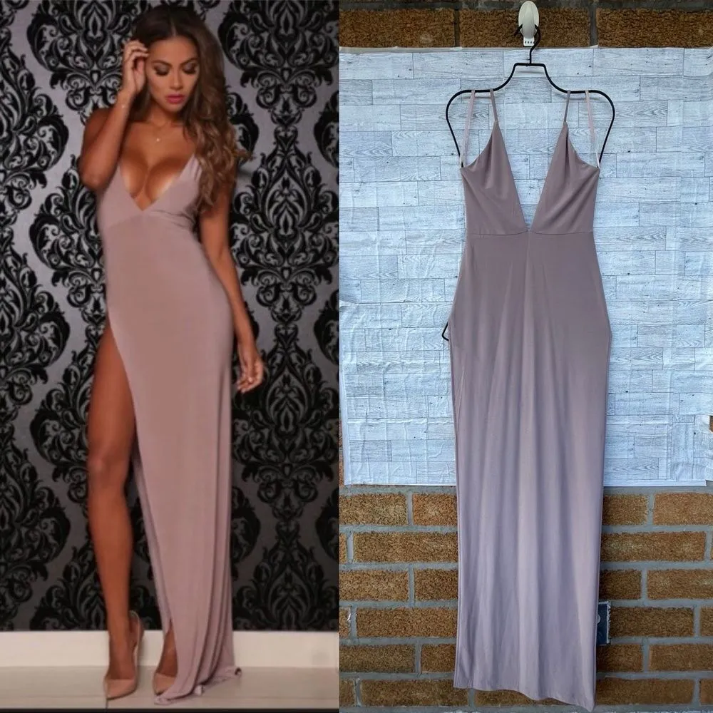 NWT Abyss by Abby ambrosia dress XS Nude - Image 3