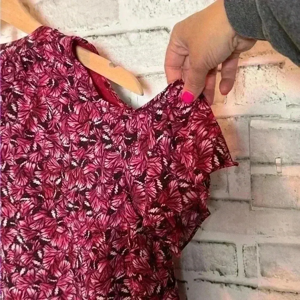 Michael‎ Kors Pink Cold Shoulder Blouse - Image 9