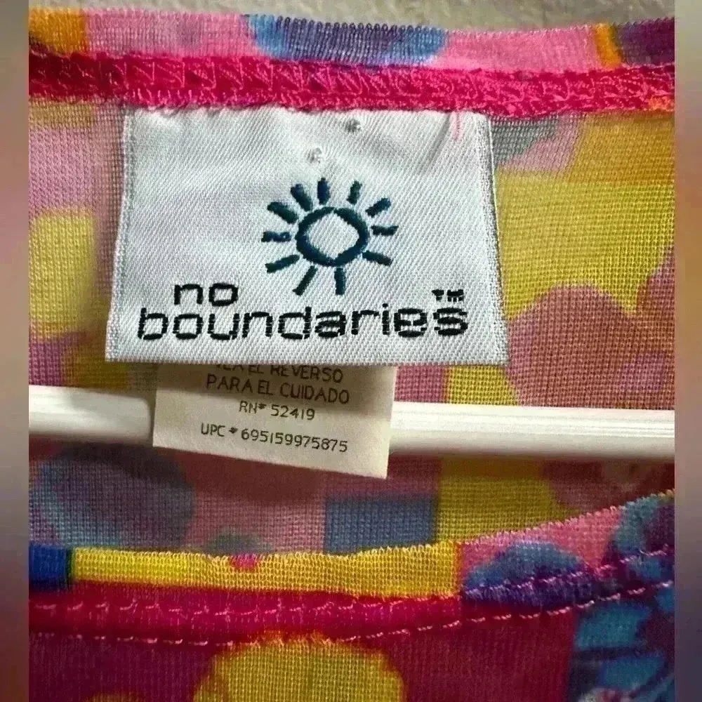 NWT | 90s No Boundaries Floral Swim Cover Crop Top | Women’s M - Image 3