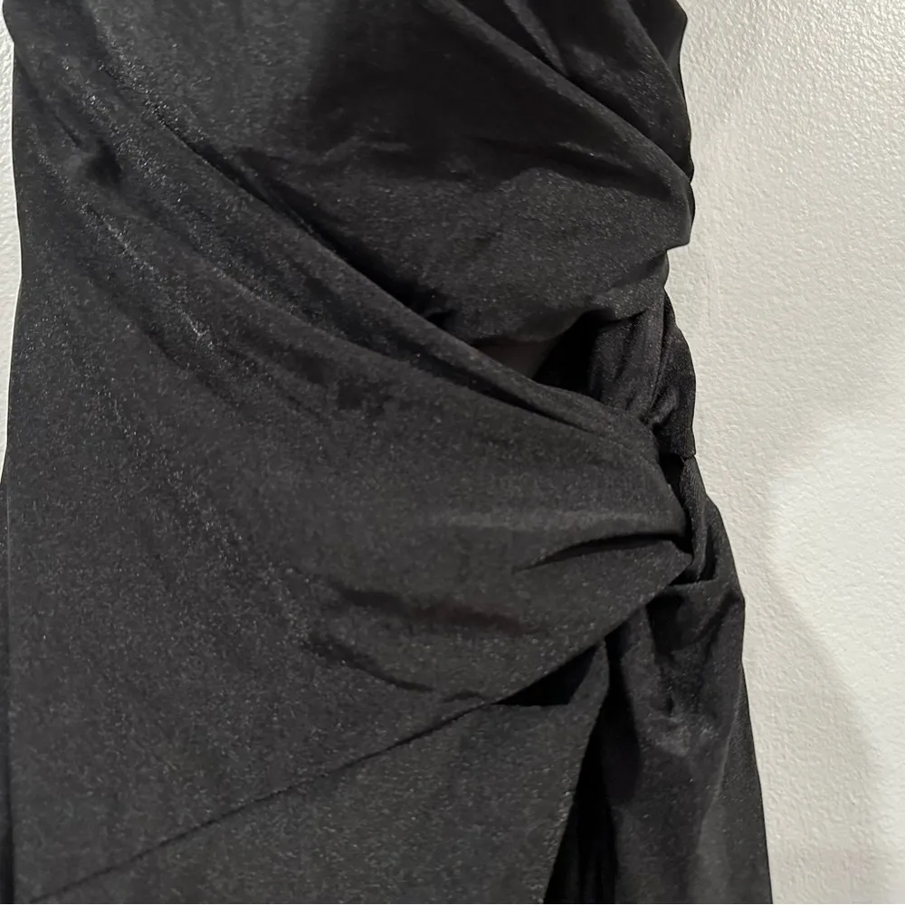 La Femme 30726 Black Cut Out Side Dress 00 - Image 4