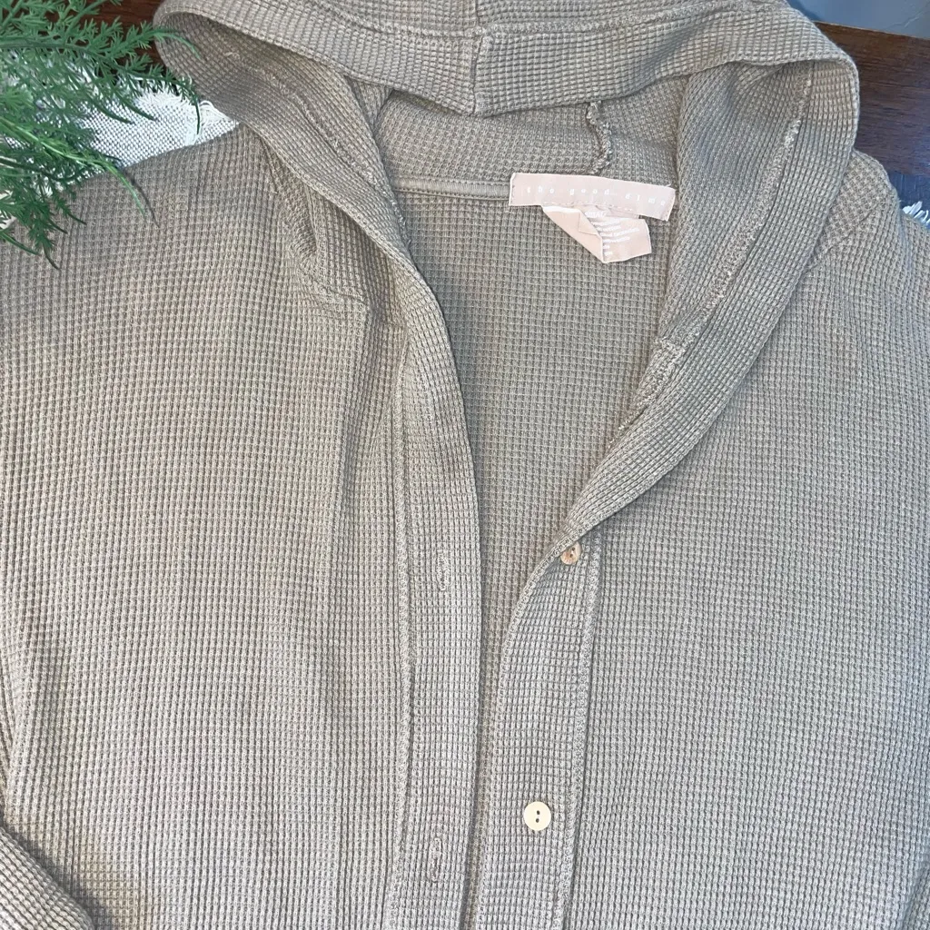 Woman’s size small tan cardigan (longer length) - Image 2