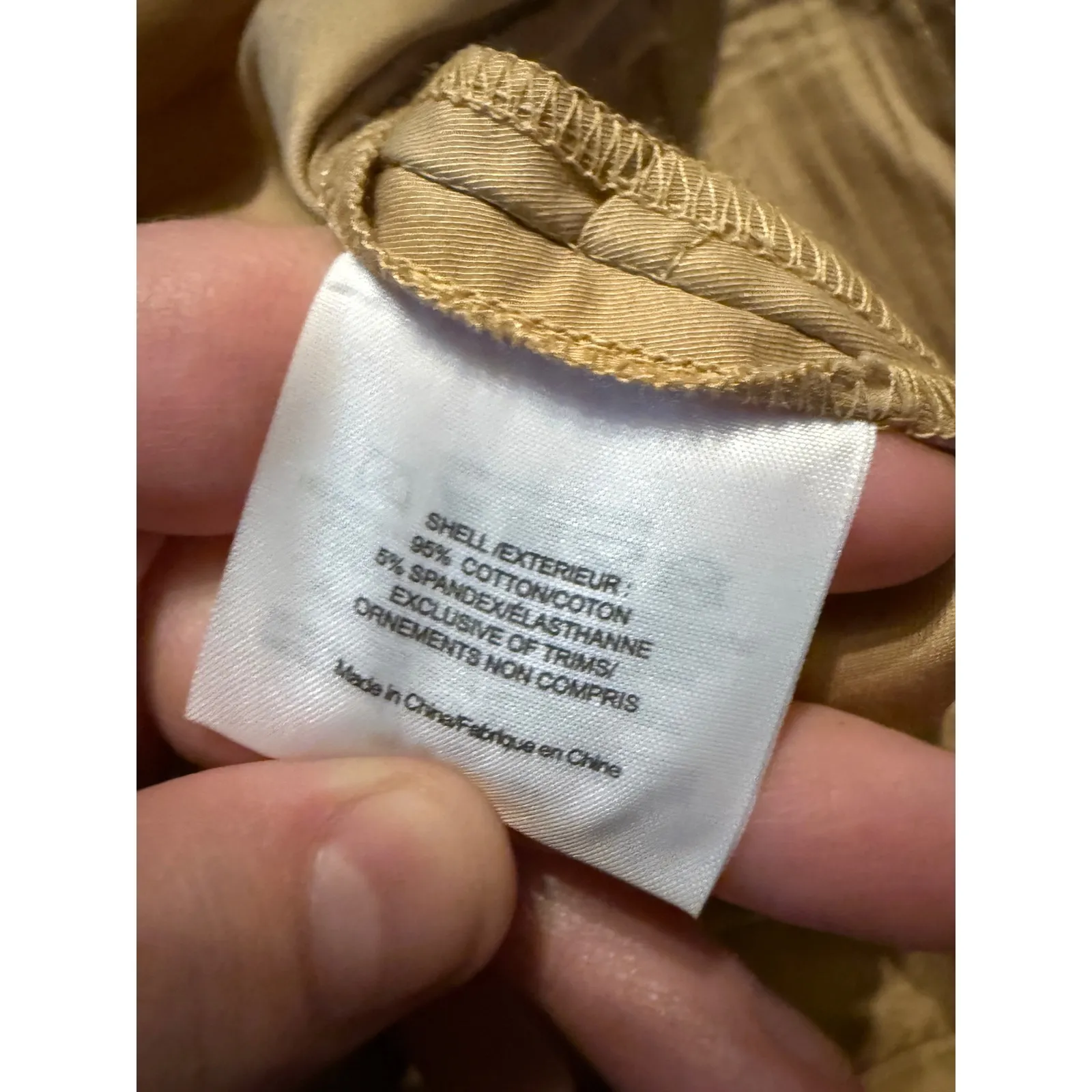 Tory Burch Shorts Size 12 Tan Stretch Waistband Pleated‎ Casual Lightweight Chic - Image 5