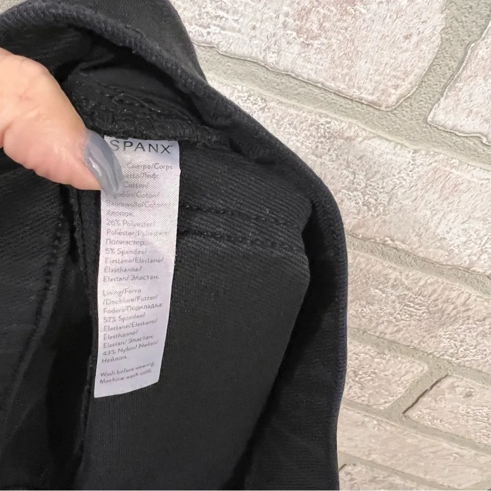 SPANX Jeanish Ankle Leggings in Black Size M - Image 10