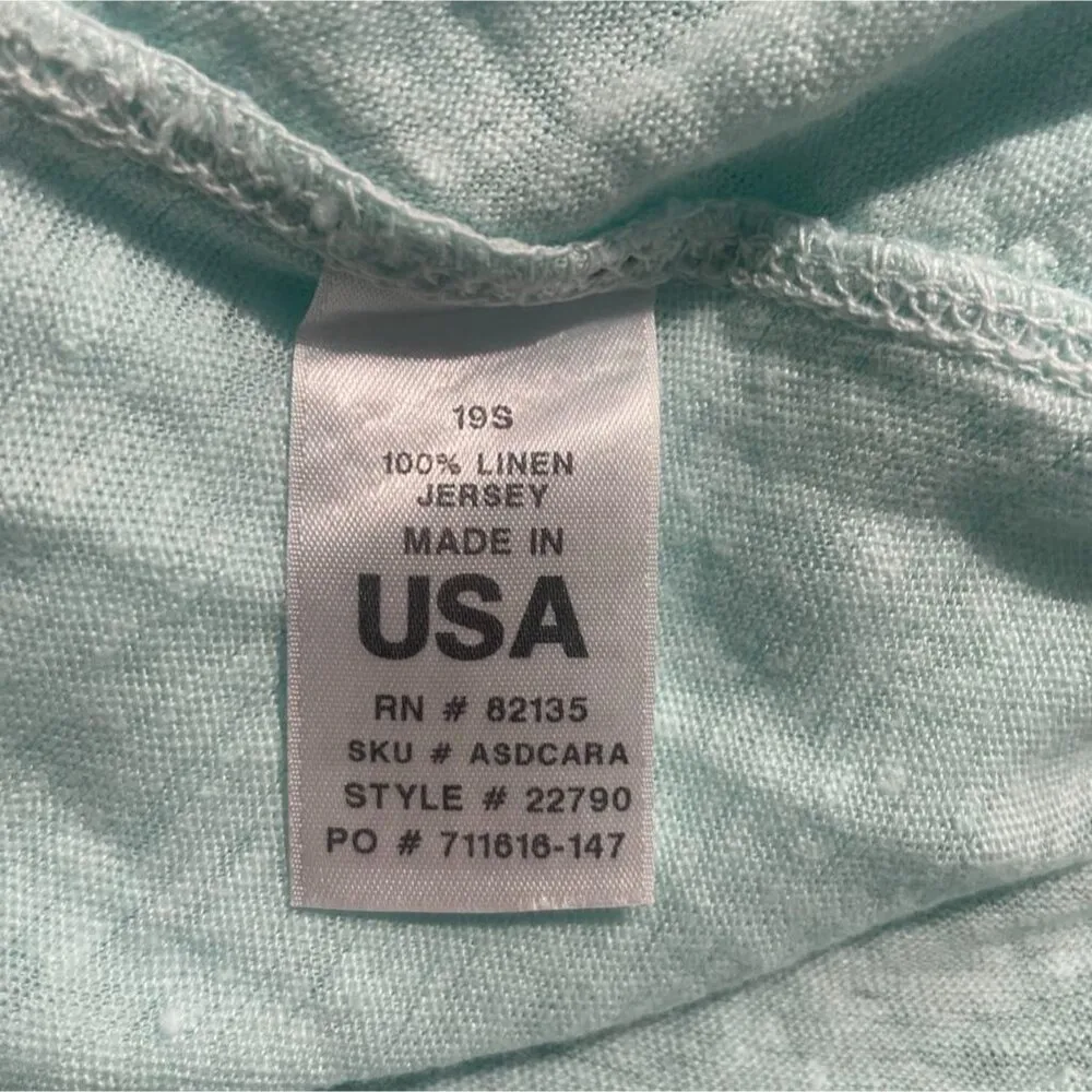 Fresh Produce Size Large Dress Midi Sleeveless Linen Jersey - Image 8