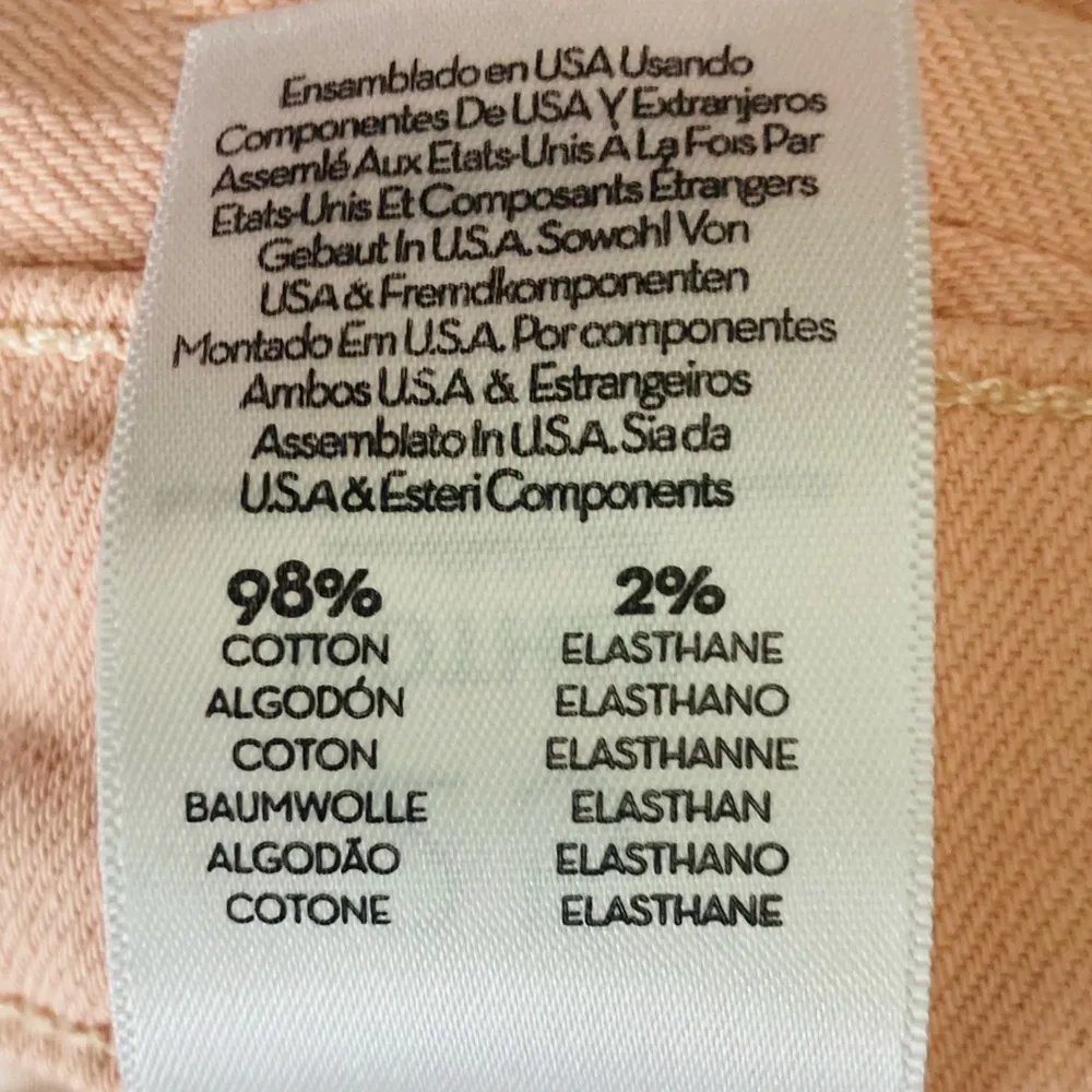 NWT Mother Insider Hover jeans in peach parfait color. Slight flare leg. Size 25 Pink - Image 9