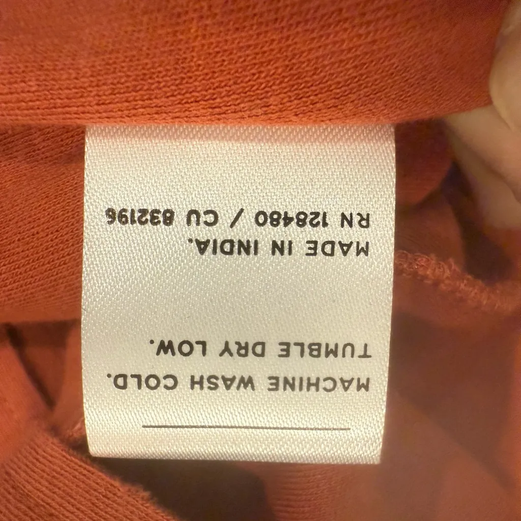 PACT Airplane Wrap Cardigan in Baked Clay NWT size M/L 100% Organic Cotton - Image 7