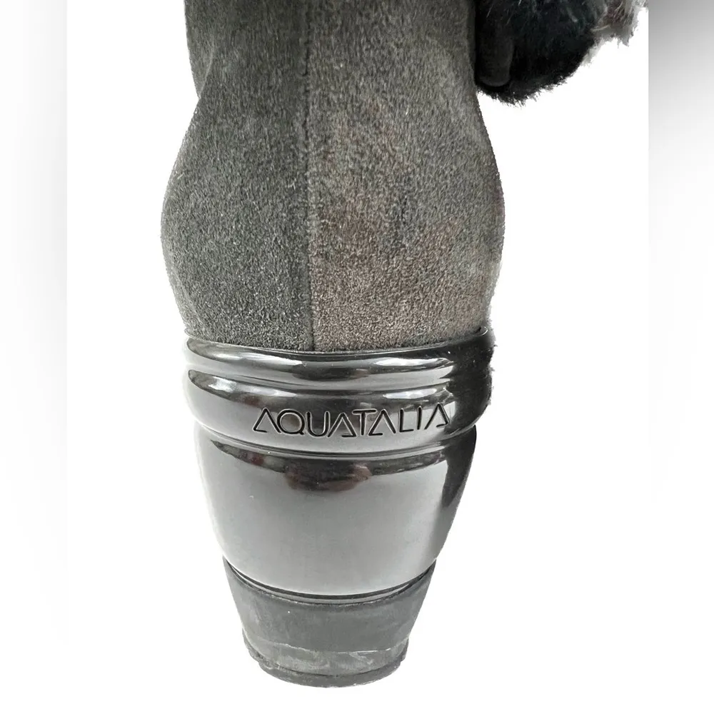 Aquatalia “Brass” Fold Down Wedge Boots - Size 9 - Image 8