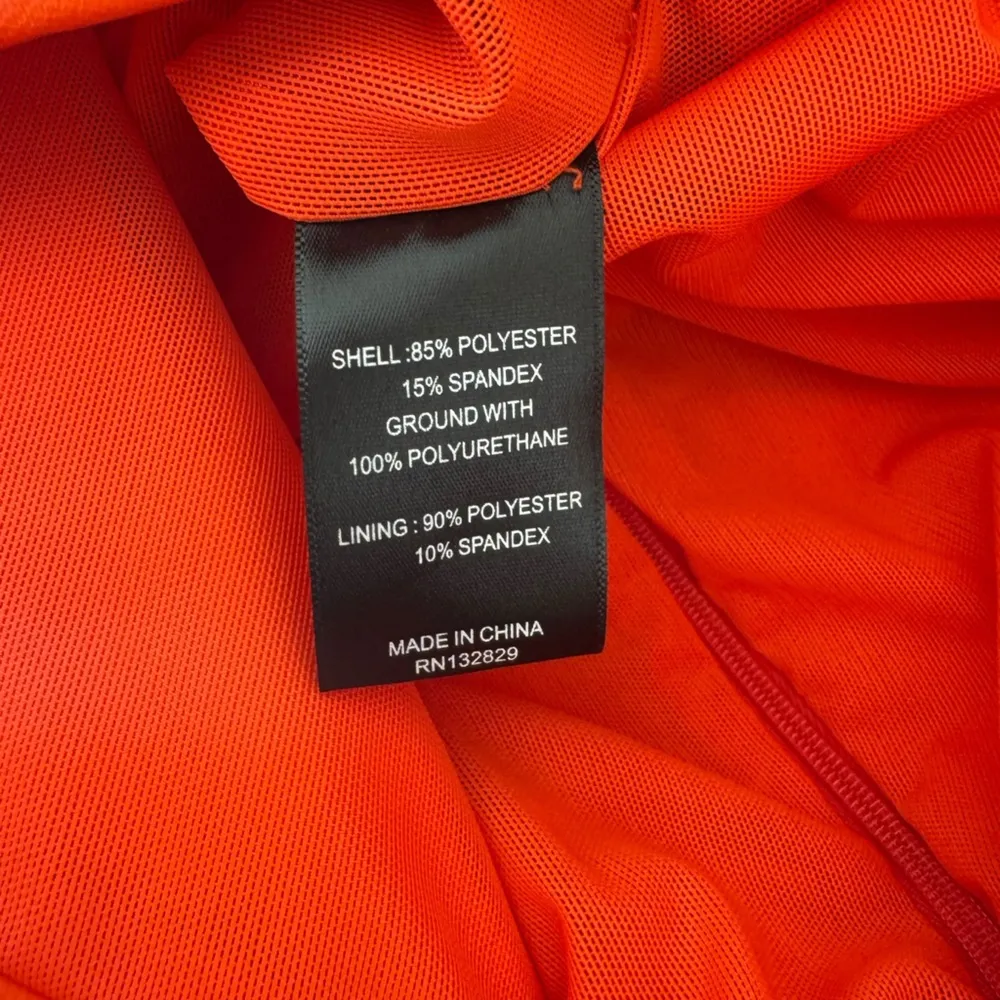 MICHAEL COSTELLO x REVOLVE - NWT Torin Mini Ruched Skirt in Orange Sz XS - Image 7