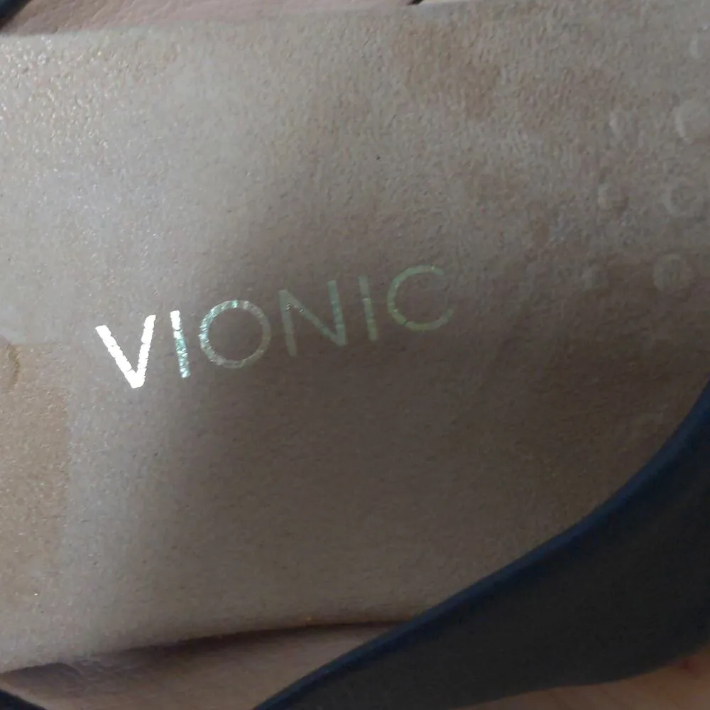 Vionic Womens Britney Flip Flop Thong Sandals Black Leather US 9 / UK 7 / EU 41 - Image 8