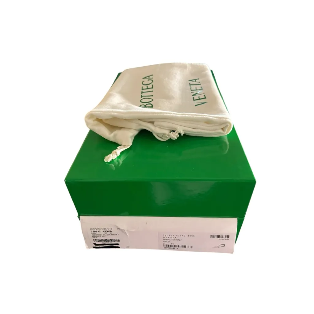 NWT & Box Bottega Veneta Patent Leather Rocket T-Bar Ballerina Flats EU 39/US 9 - Image 16