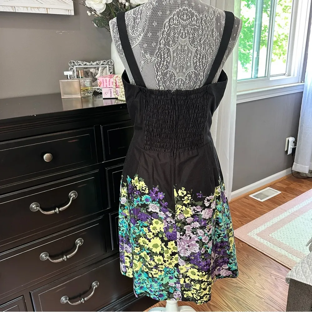 Madison Leigh Floral Fit & Flare Dress Sz 12 - Image 7