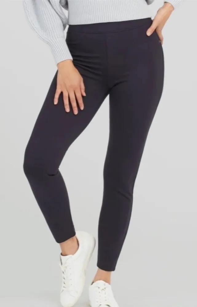 SPANX The Perfect Pant Ankle 4-Pocket Black Pants Size XS Pull-on Waist - Image 1