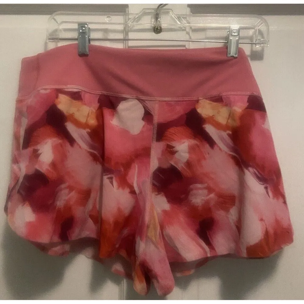 NWT Athleta‎ Printed Run With It 3.5" Short Floral Pink Size XL  MSRP $59 - Image 3