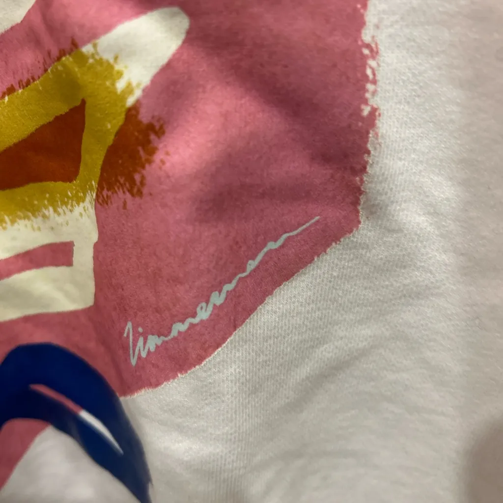 Zimmermann High Tide Sailboat Print French Terry Sweatshirt Size AU 1 New Read - Image 4