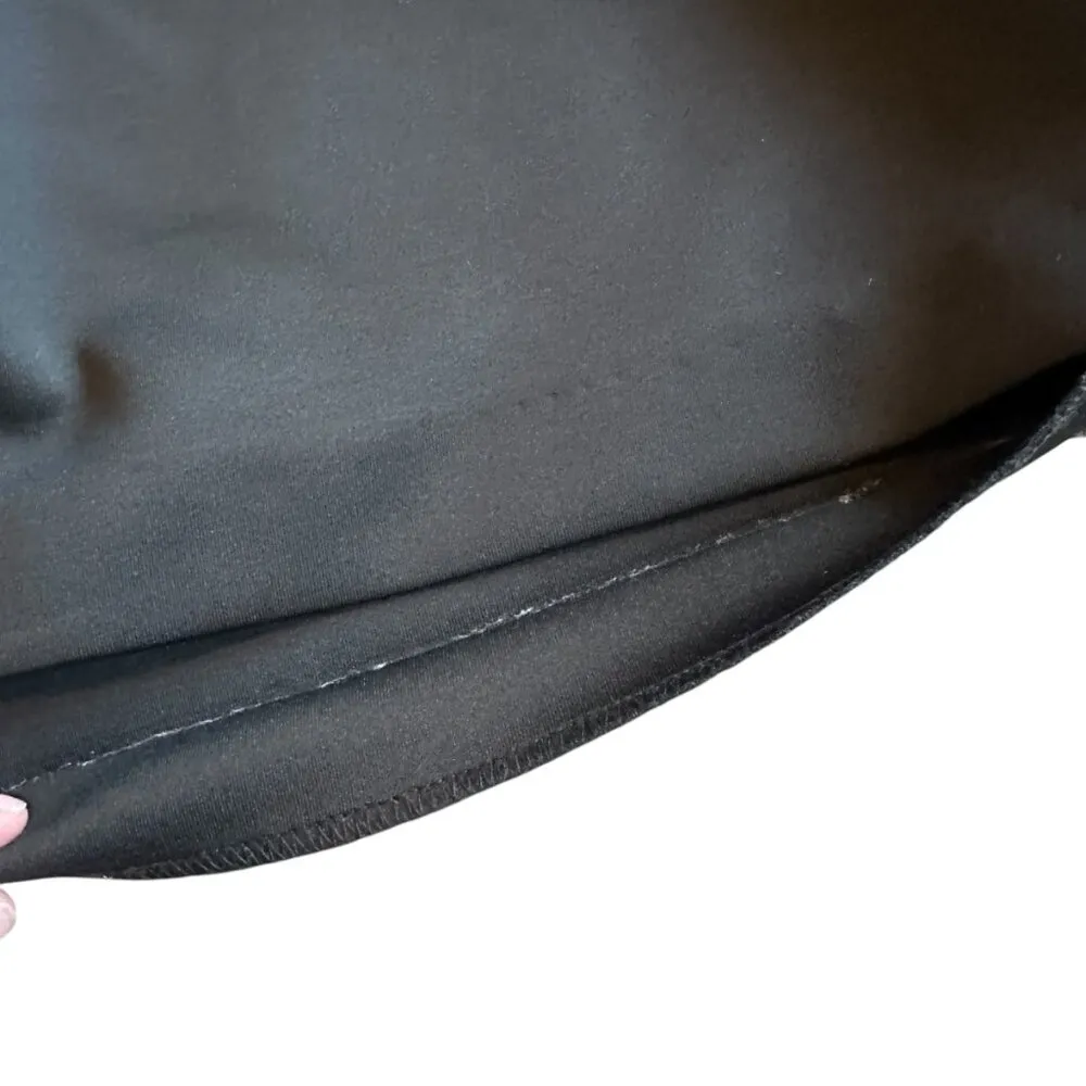 Betsey Johnson Black Shift Dress Daisy Buttons Mod Shift Fit Stretch Size 4 - Image 10