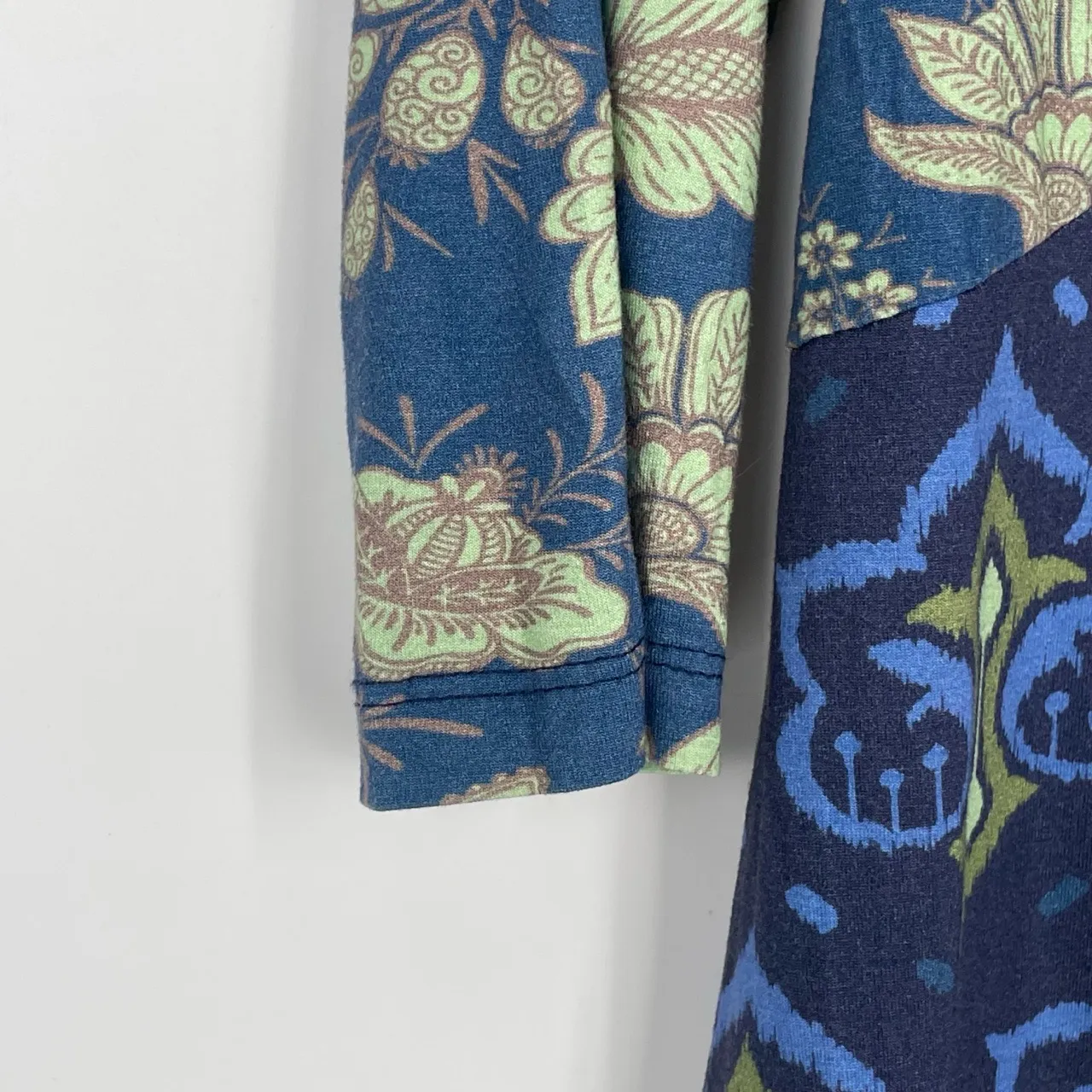 Soft Surroundings‎ Women's Floral Embellished Jeweled Bohemian Tunic Top Size S - Image 5