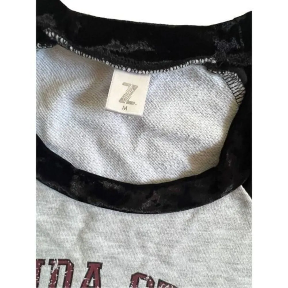 FSU Florida Seminoles velvet sleeves Sweatshirt size M Gray Size M - Image 7