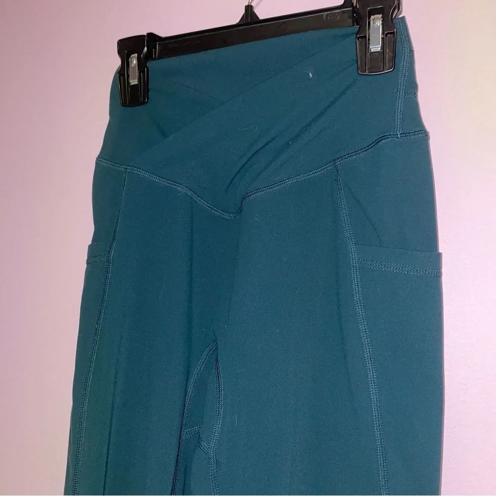 Buffbunny Leggings Womens Size XS Blue Pockets Athleisure Gym Outdoor - Image 2