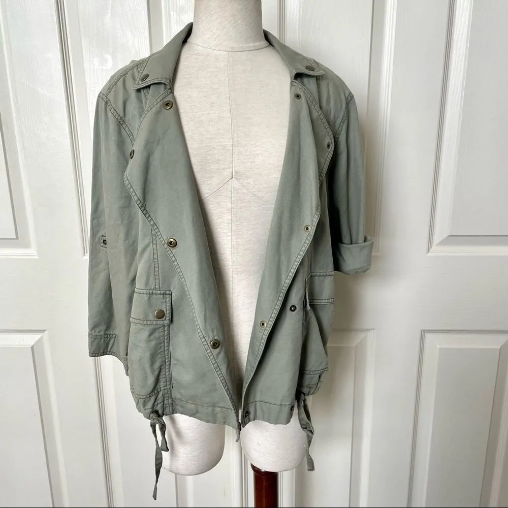 Caslon army green lightweight jacket - Image 3