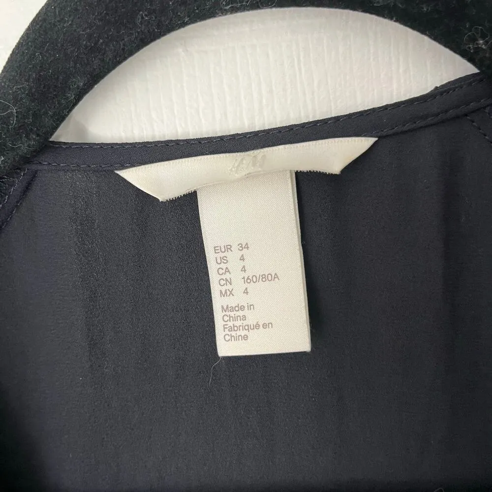 H&M Gauze Button-Front Tunic/Dress - Size 4 - Image 6