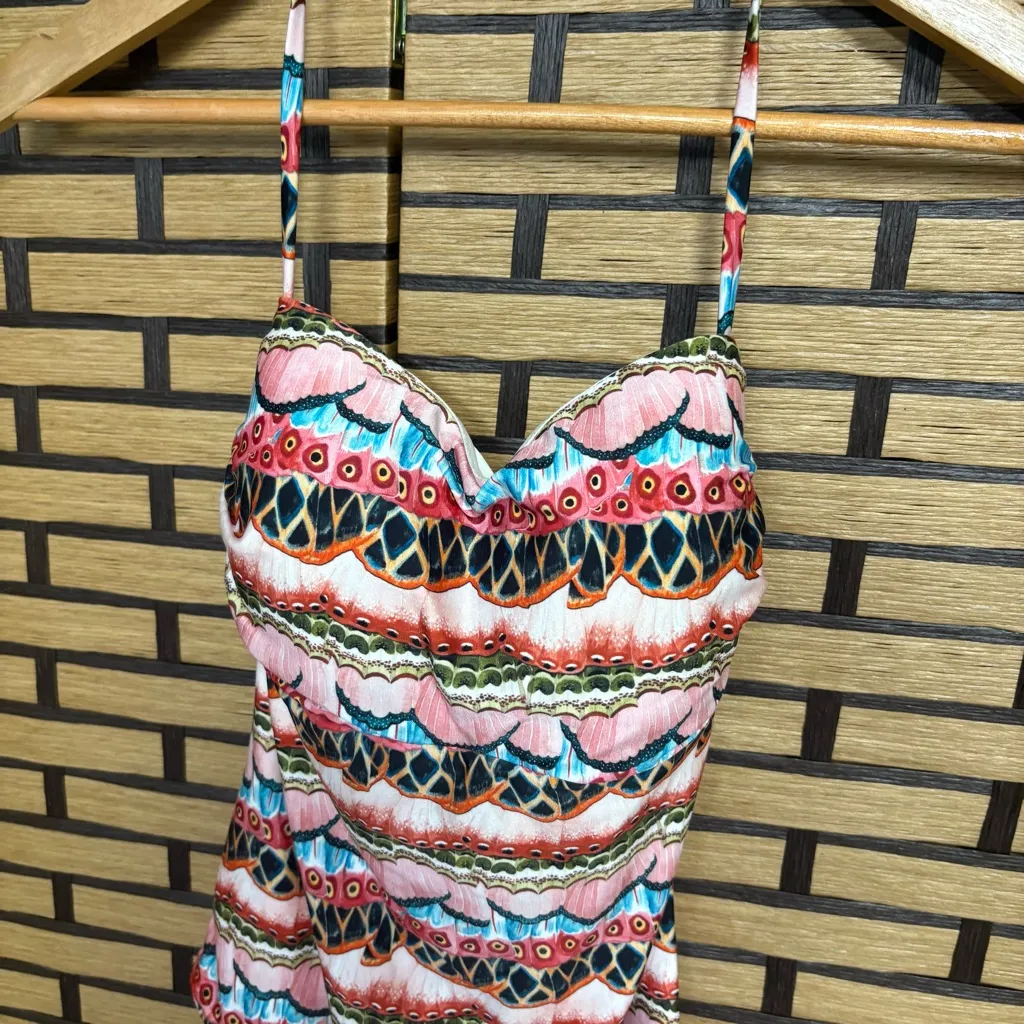 Cia Maritima‎ One Piece Swimsuit Size Medium - Image 3