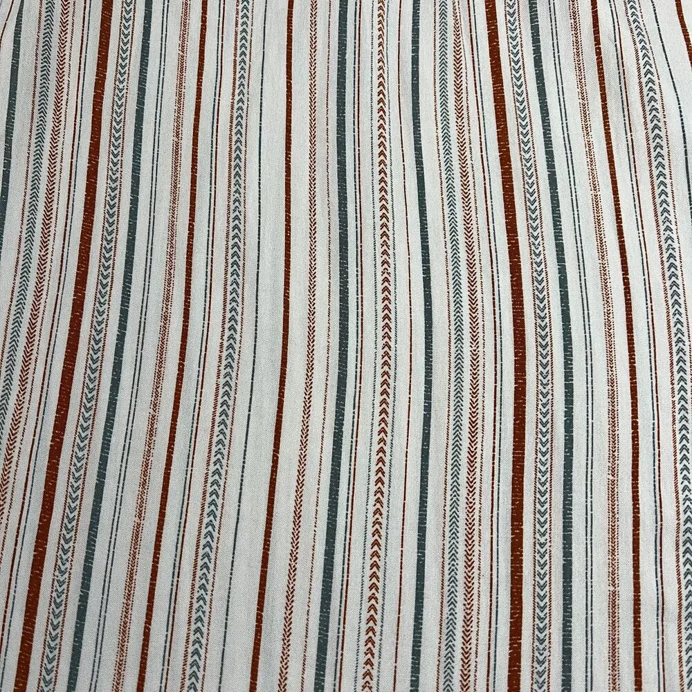 Sweet Wanderer V-Neck Stripe Shirt Dress Size Medium NEW Boho Cottagecore - Image 7