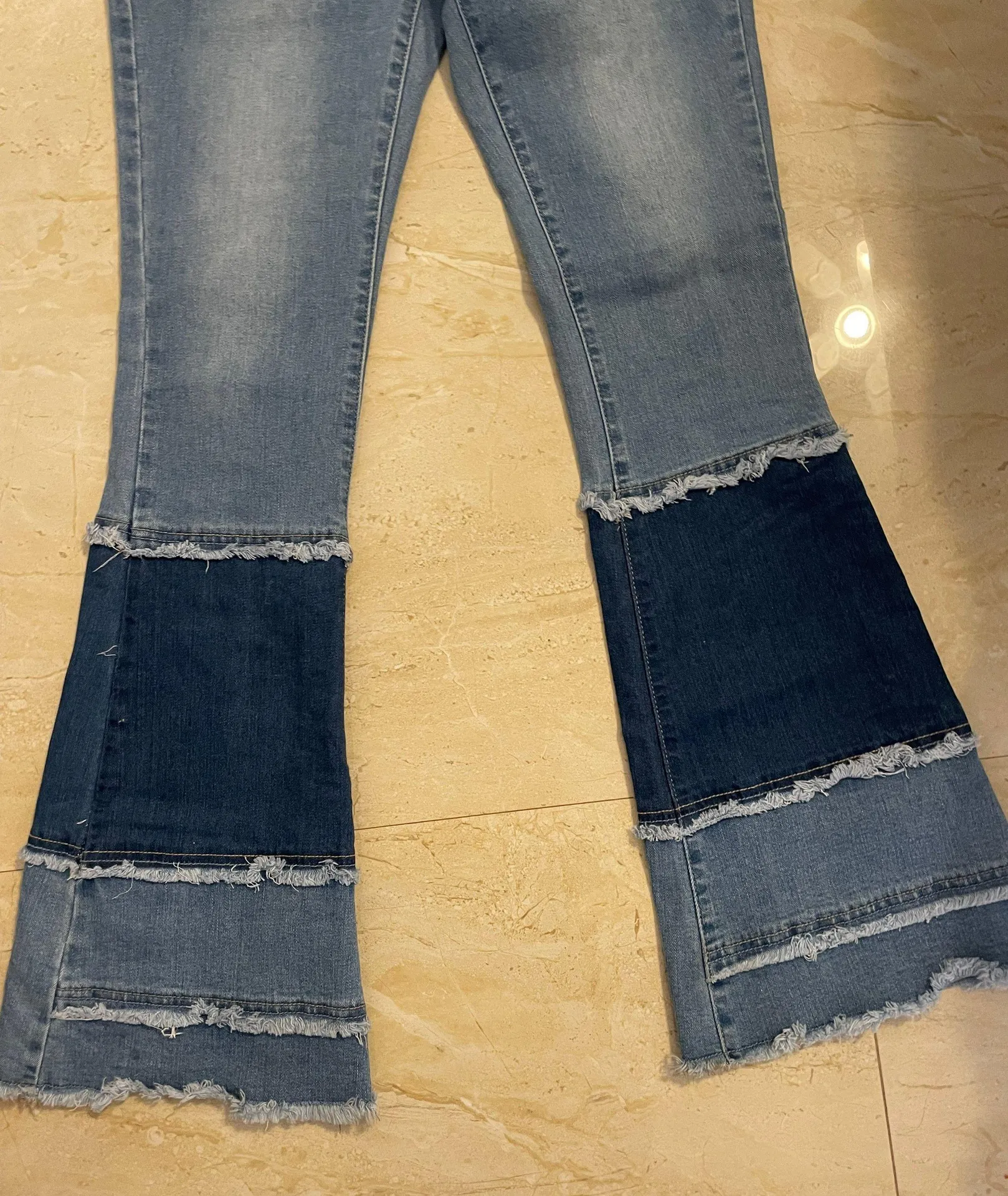 Flare Jean Denim Blue Size 24 - Image 5