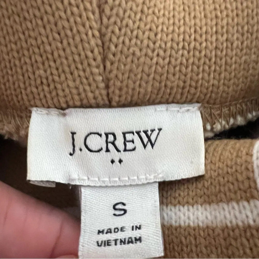 J Crew Women’s SZ S Funnel Neck Fleece Lined Pullover Sweater - Image 7